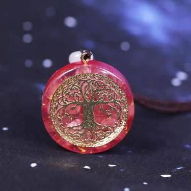 Rose Quartz Orgonite Healing Necklace-Your Soul Place